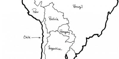Карта Чылі-падвескі з французскім замкам
